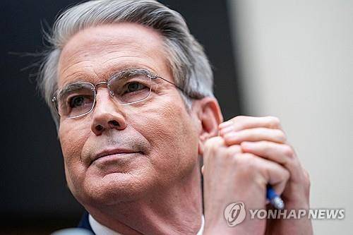 미중협상에 나설 스콧 베선트 미 재무장관 [로이터 연합뉴스 자료사진 재판매 및 DB금지]