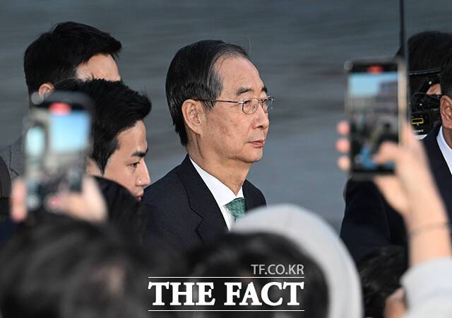 한덕수 무소속 대선 예비후보 측은 10일 '강제 후보 교체' 비판과 관련해 "이 과정을 지켜본 국민들은 '그건 좀 불가피하지 않았느냐'라고 이해할 수 있다고 본다"고 밝혔다. /박헌우 기자