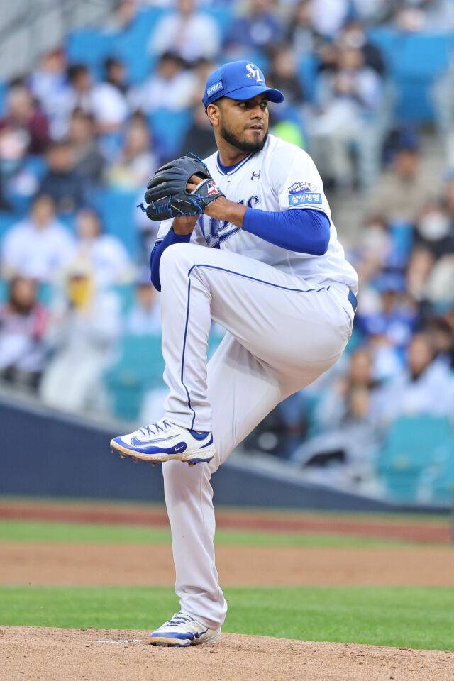 삼성 라이온즈 데니 레예스./삼성 라이온즈