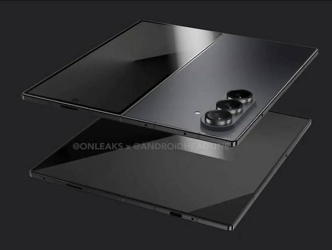 [서울=뉴시스] 삼성의 신규 폴더블폰인 '갤럭시 Z 폴드7'은 세계에서 가장 얇은 폴더블 스마트폰이 될 예정이다. (사진=X(엑스·구 트위터 갈무리)) 2025.05.09 *재판매 및 DB 금지