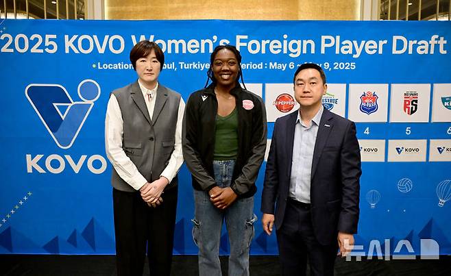 [서울=뉴시스]여자배구 페퍼행 웨더링튼. (사진=KOVO 제공)