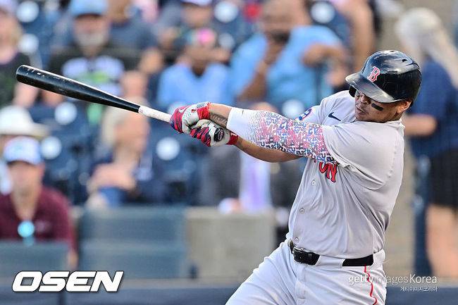 [사진] 보스턴 레드삭스 라파엘 데버스. ⓒGettyimages(무단전재 및 재배포 금지)