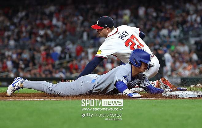▲ 현지의 극찬을 모은 3루 대시 당시의 김혜성