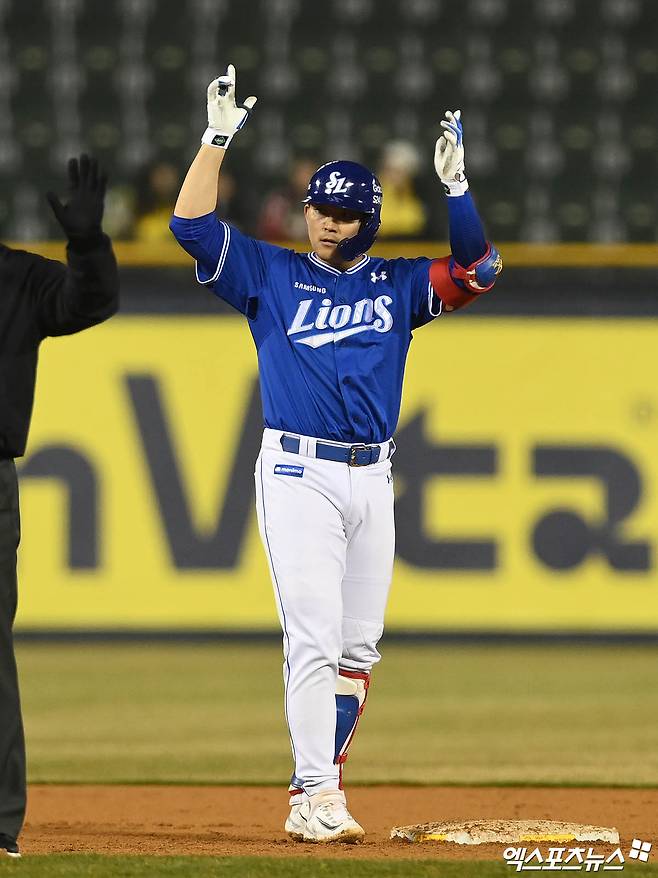 삼성 라이온즈 전병우. 엑스포츠뉴스 DB