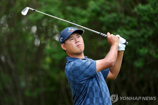 김시우(1라운드 경기 모습) [게티이미지/AFP=연합뉴스]