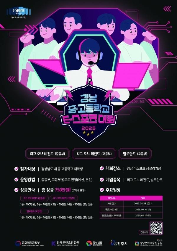 경남 중고등학교 이스포츠대회 [경남도 제공. 재판매 및 DB 금지]