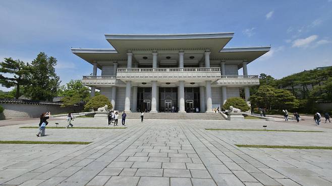 영빈관 전경. 사진=이희택 기자.