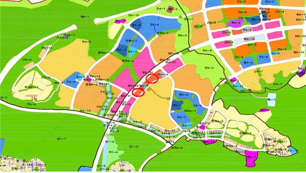 6-4생 CB1-2블록, 1-5블록 상업용지. 사진=LH 세종본부 제공.