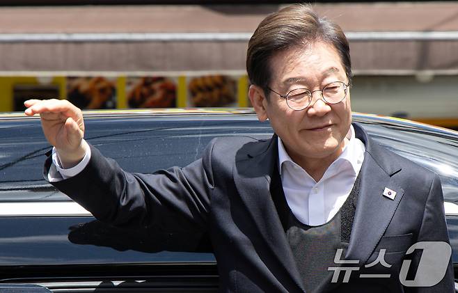 경청투어에 나선 이재명 더불어민주당 대통령 후보. 2025.5.10/뉴스1 ⓒ News1 이재명 기자