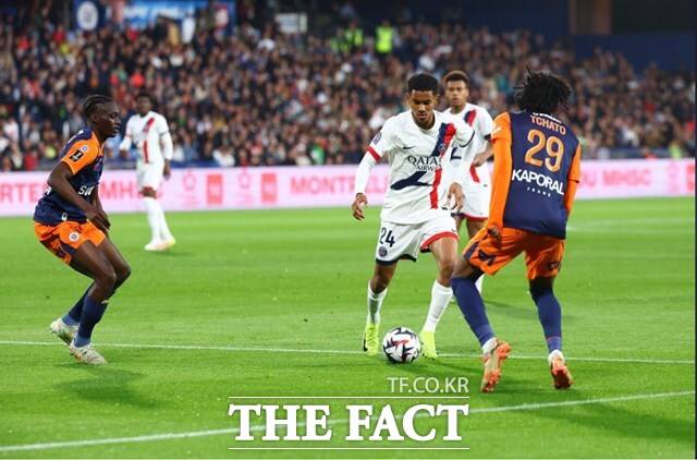 로테이션 멤버를 가동한 PSG의 11일 몽펠리에전./PSG