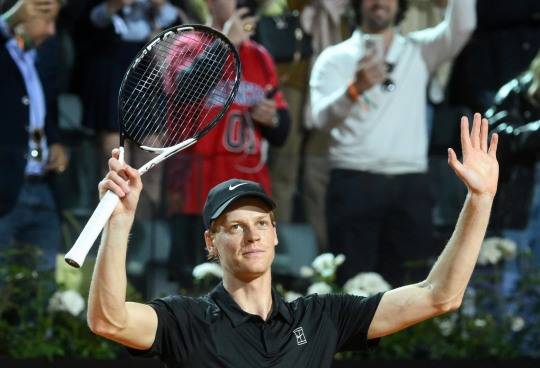 복귀전에서 승리한 신네르. 사진[EPA=연합뉴스]