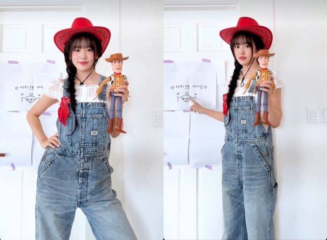 그룹 아이브 멤버 안유진이 릴스를 찍고 있다. / 아이브 공식 인스타그램