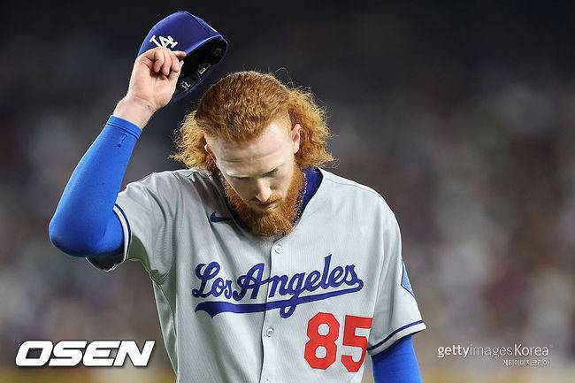 [사진] LA 다저스 더스틴 메이. ⓒGettyimages(무단전재 및 재배포 금지)