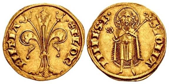 피렌체에서는 1252년 플로린(Florin) 금화를 주조했다. 위키피디아