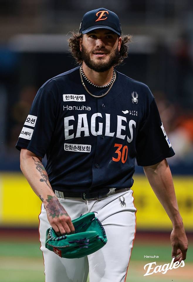 ▲ 한화 이글스의 상승세를 이끄는 에이스 코디 폰세 ⓒ 한화 이글스