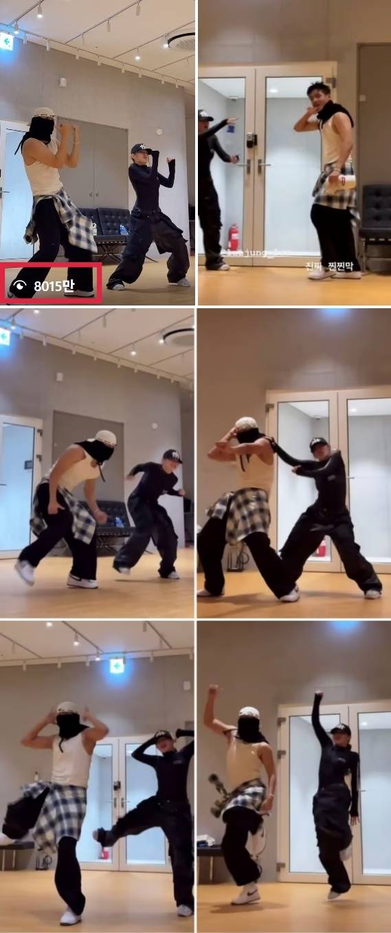 '댄스하면 김태형' 방탄소년단 뷔, 댄스 연습 영상 8000만뷰 돌파