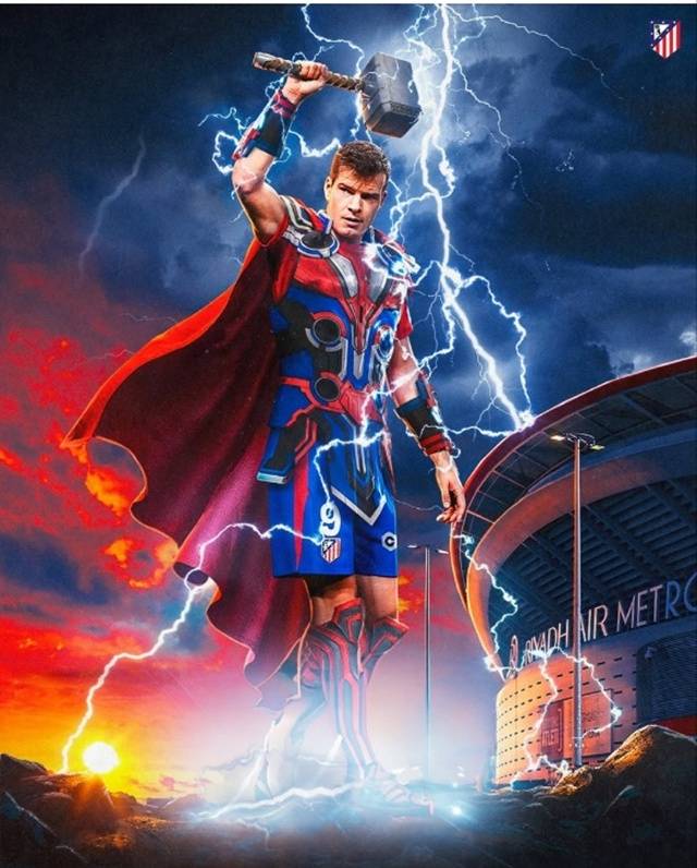 포트트릭을 달성한 알렉산데르 쇠를로트. /사진=아틀레티코 마드리드 SNS