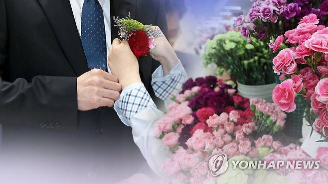 스승의날 카네이션 [연합뉴스TV 제공]