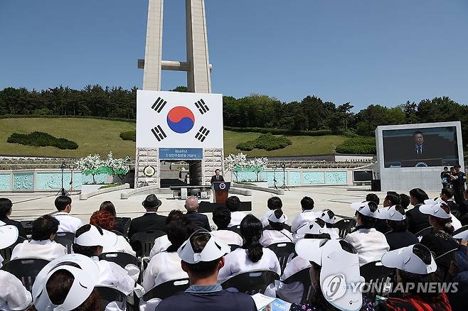 윤석열 대통령, 2024년 5·18민주화운동 기념식 참석 [대통령실통신사진기자단]