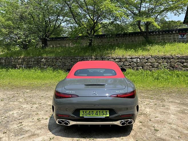 '메르세데스-AMG SL43 후면' 사진=이상진