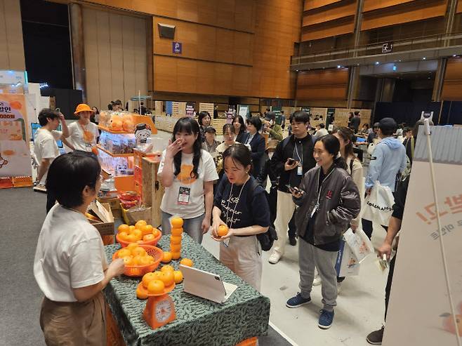 ‘2025 올댓트래블’ 박람회에 참가한 제주 공동홍보관 (사진=제주관광공사)