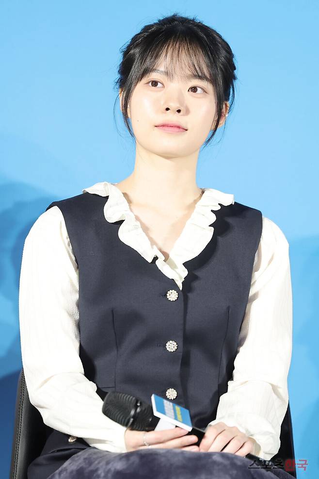 영화 '하이파이브' 제작보고회에 참석한 배우 이재인.&nbsp; 25.05.12 ⓒ이혜영 기자 lhy@hankooki.com