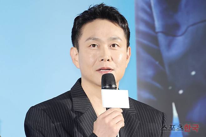 영화 '하이파이브' 제작보고회에 참석한 배우 오정세. 25.05.12 ⓒ이혜영 기자 lhy@hankooki.com