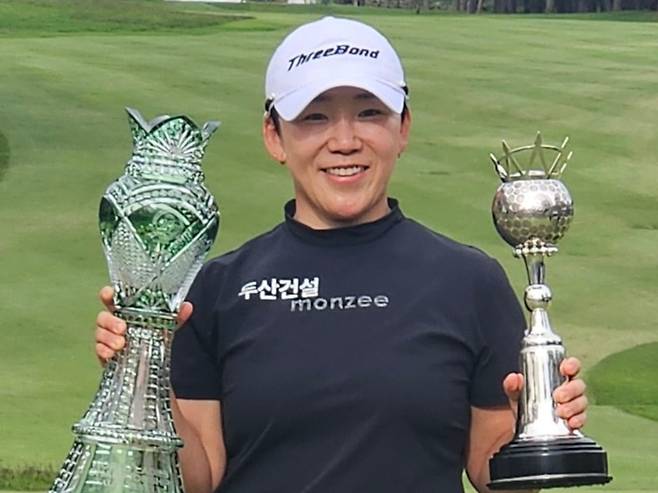 2025년 5월11일 일본여자프로골프(JLPGA) 투어 메이저 대회 '월드 레이디스 챔피언십 살롱파스컵'에서 우승한 신지애. /KPS