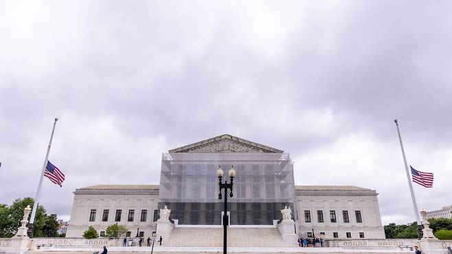 미국에서 판사들을 향한 협박이 끊이지 않는다고 한다. 미 전역에서 수백 명의 판사들이 시키지도 않은 피자 배달을 받고 있다./EPA 연합뉴스