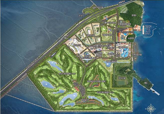 영종도 '세계한상드림아일랜드' 토지이용계획도./세계한상드림아일랜드 홈페이지 제공