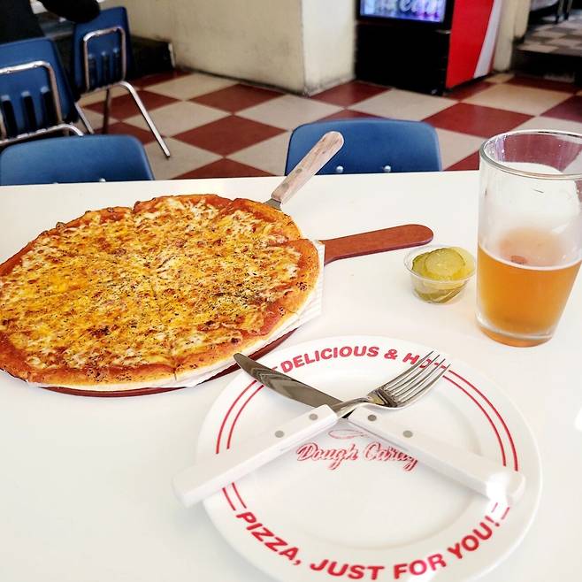 실시간 노총각 치즈피자