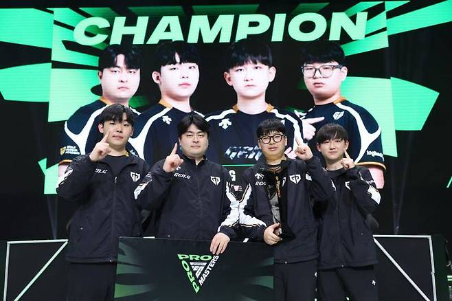 Gen.G 선수단 (왼쪽부터 권창환, 박세영, 황세종, 고원재)