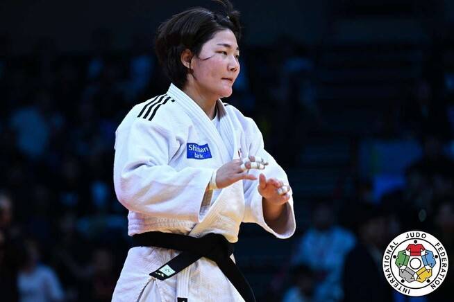 유도 여자 78㎏ 이하 김민주. 국제유도연맹 제공