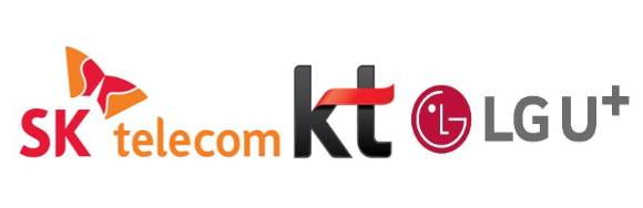이동통신 3사 로고. [사진=각사사]