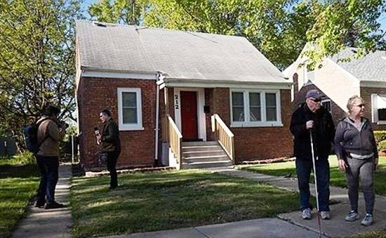 미국 일리노이주 시카고 남부 돌턴에 있는 교황 레오 14세의 유년 시절 집. AFP=연합뉴스