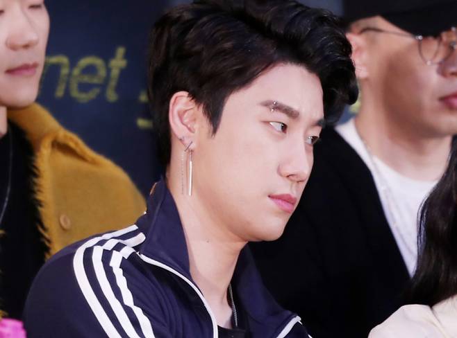 가수 산이가 소속 아티스트로부터 피소됐다사진은 지난 2018년 서울 마포구 상암 CJ E&M에서 진행된 Mnet '고등래퍼2' 제작발표회에 참석한 래퍼 산이. /사진=뉴스1