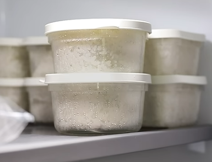 냉동실에 보관된 밥.[유튜브 ‘생활작가’ 채널 갈무리]