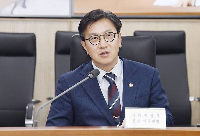 [서울=뉴시스] 김범석 기획재정부 장관 직무대행이 12일 오후 세종시 정부세종청사에서 '제4차 통상현안 관련 범정부 국내대응 전담반 회의'를 주재하고 있다. (사진=기획재정부 제공) 2025.05.12. photo@newsis.com *재판매 및 DB 금지