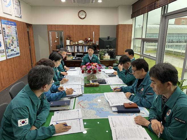 숙박시설 안전대책 회의. 고흥군 제공