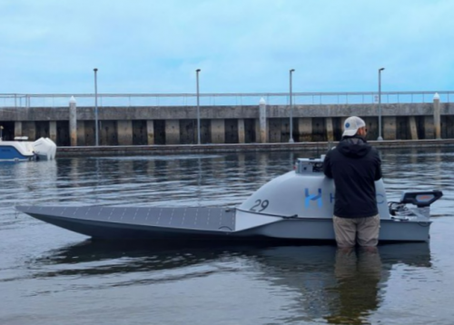 미 특수전부대 훈련에 등장한 하복AI의 램페이지 USV. 출처 X(@HavocAi_USV