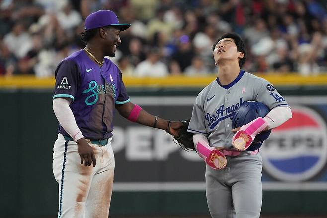 ▲ 아쉬워하는 김혜성 ⓒ연합뉴스