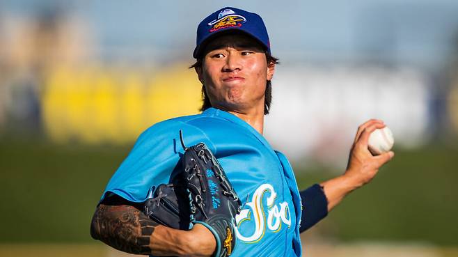 ▲ 더블A 소속 당시의 린위민 ⓒ 마이너리그 홈페이지