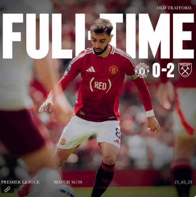 맨유 주장 브루노 페르난데스. /사진=맨유 공식 SNS