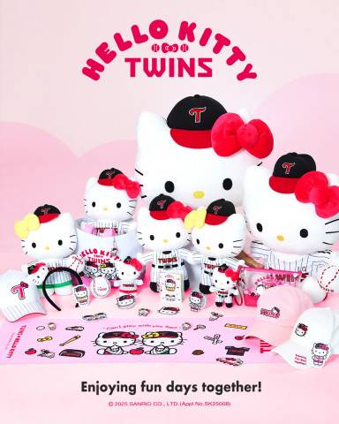 LG는 오는 16일 글로벌 인기 캐릭터 헬로키티와 두 번째 콜라보레이션을 선보여 특별 기획 상품을 출시할 예정이다. LG 트윈스