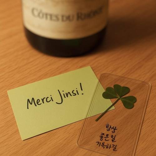 "진시 씨, 감사해요" 한국을 찾은 한 해외 입양인이 배진시 대표의 도움을 받고 돌아갈 때 남겨놓은 감사 메시지