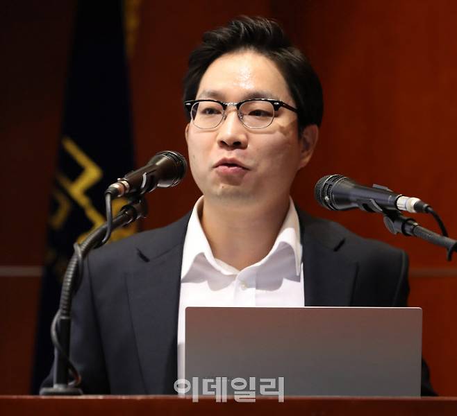 김광년 금융감독원 공시심사1팀 선임조사역이 13일 서울 여의도 금융투자협회에서 열린 ‘2025 이데일리 IR아카데미’에서 ‘기업공시 개요 및 심사·조치 사례’ 강연을 하고 있다. (사진=이데일리 김태형 기자)