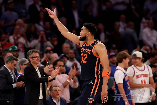 NBA 뉴욕 닉스가 보스턴을 꺾고 시리즈 전적 3승 1패를 만들었다. ⓒ AFP=뉴스1