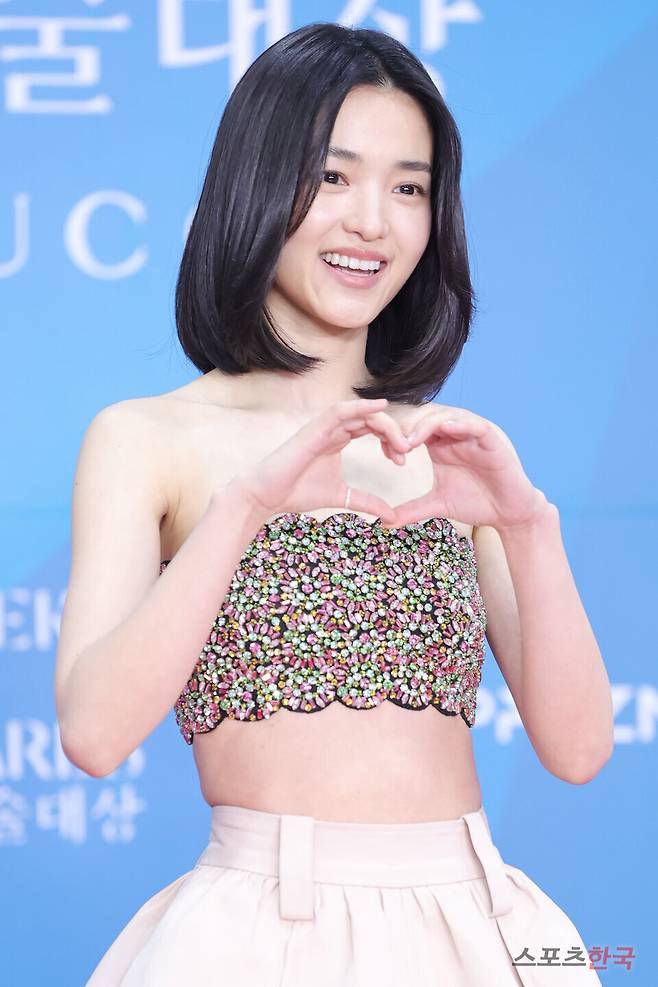 '제61회 백상예술대상 with 구찌' 레드카펫 행사에 참석한 배우 김태리. 25.5.5 ⓒ이혜영 기자 lhy@hankooki.com