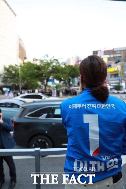 임오경 의원이 6·3 대선 경기 광명갑 집중 유세에서 연설하고 있다. /임오경의원실