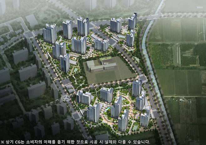 효성중공업이 다음 달 경기 김포시에서 분양하는 '해링턴 플레이스 풍무'는 교통·교육·생활·자연환경 등 인프라를 고루 갖춘 입지에 들어선다. /효성중공업